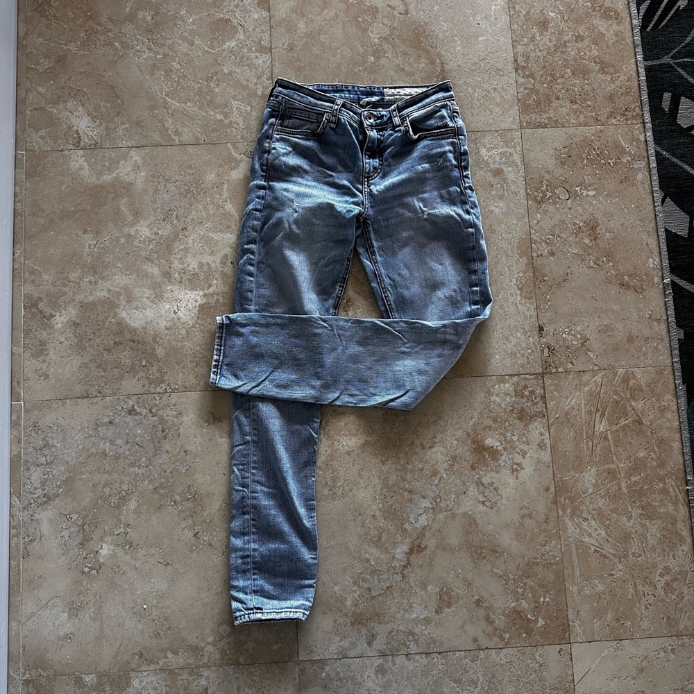 rag & bone Light Blue Skinny Jeans